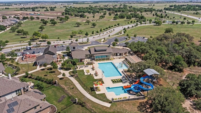 113 University Lands Dr, Liberty Hill, TX 78642 - bird's eye view of a pool