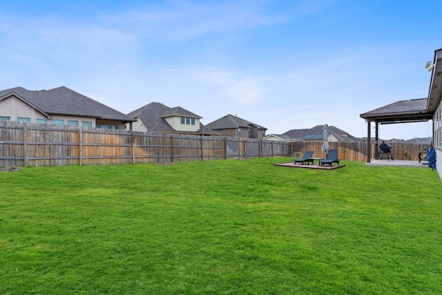 7716 Arezzo Dr, Round Rock, TX 78665 - fenced backyard featuring a residential view