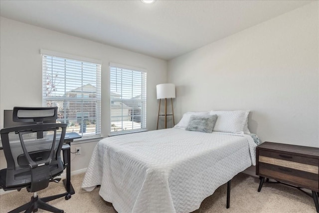 2501 Bear Juice Vw, Leander, TX 78641 - bedroom with carpet flooring, baseboards, and a desk