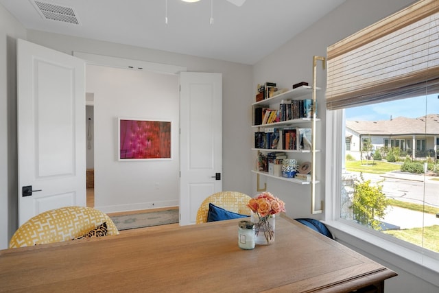 view of dining space