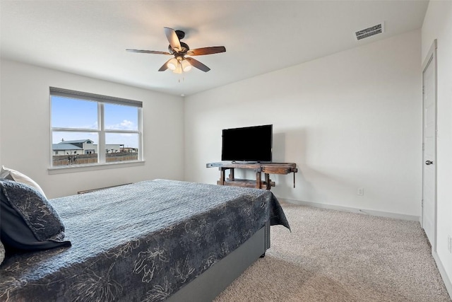 116 Big Cypress Bayou Rd, Hutto, TX 78634 - carpeted bedroom featuring ceiling fan and baseboards