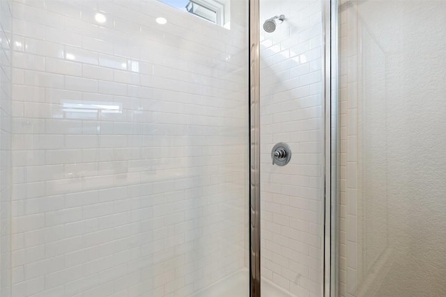 bathroom with walk in shower