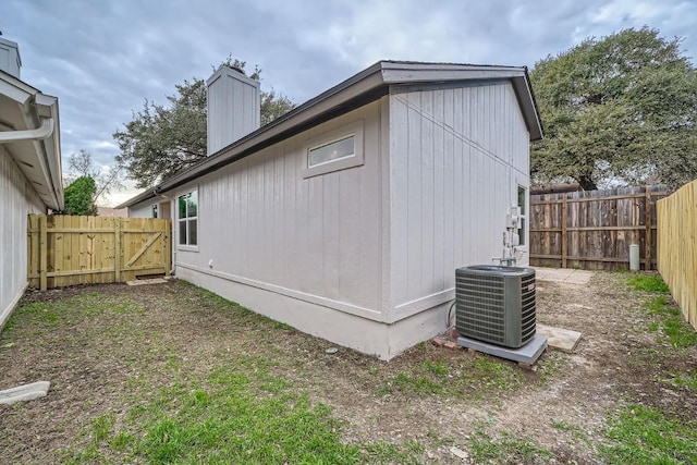 exterior space with central AC unit