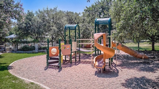 view of play area