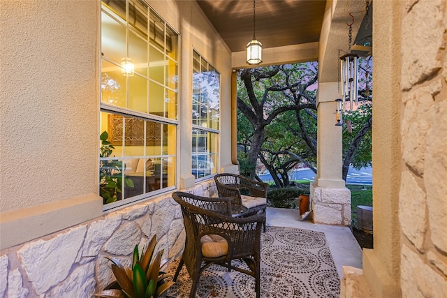 view of patio / terrace featuring a porch