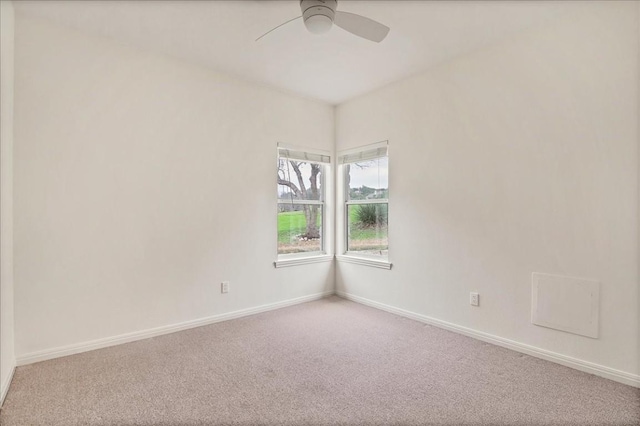 136 Clubhouse Dr, Lakeway, TX 78734 - carpeted spare room featuring ceiling fan and baseboards