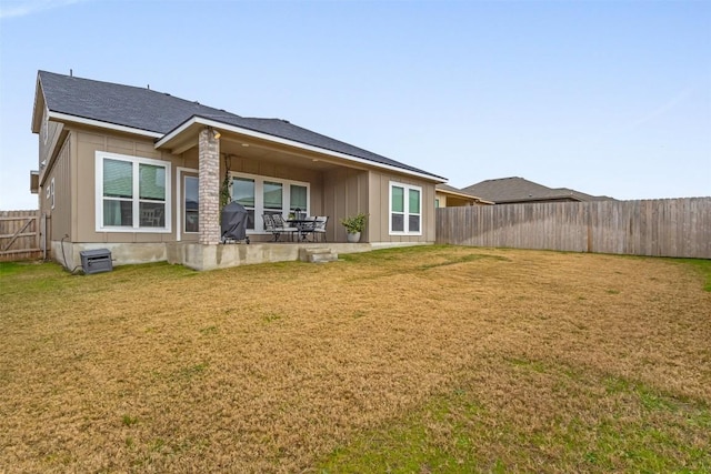 2221 Clove Ct, Temple, TX 76501 - back of property featuring a lawn