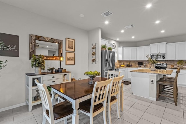 2221 Clove Ct, Temple, TX 76501 - view of tiled dining area