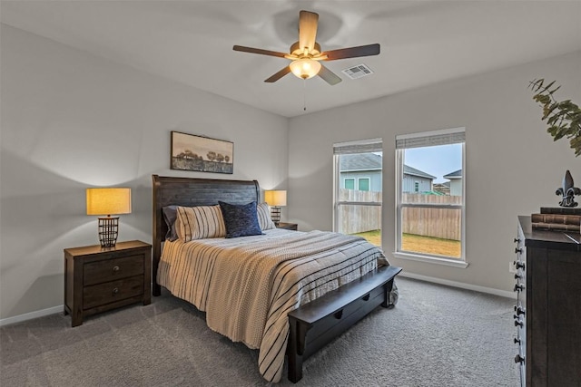 2221 Clove Ct, Temple, TX 76501 - bedroom with carpet floors and ceiling fan