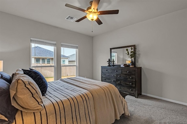 2221 Clove Ct, Temple, TX 76501 - bedroom with carpet flooring and ceiling fan