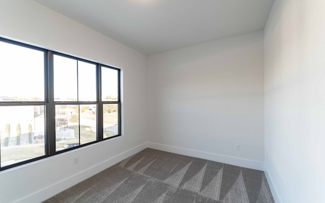 spare room featuring carpet floors