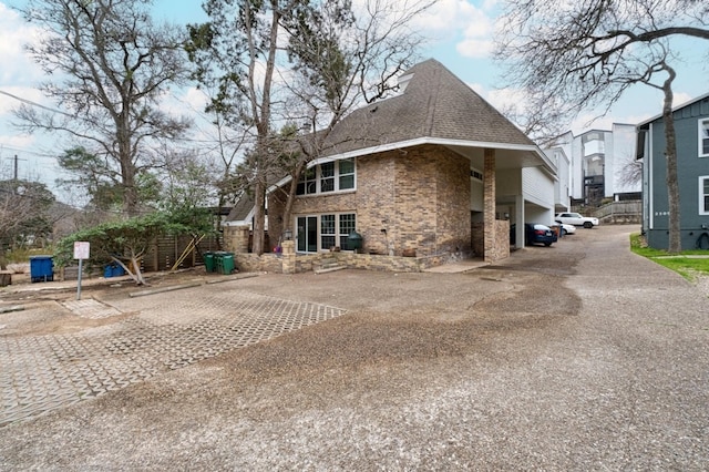 view of rear view of house