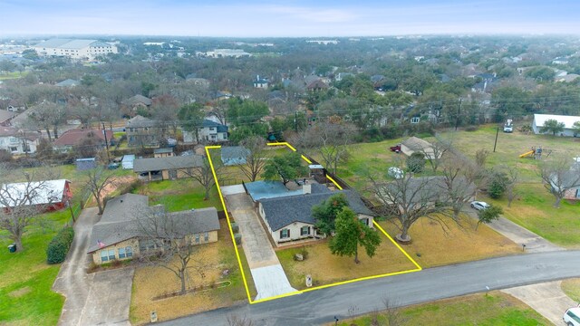 1526 Shenandoah Dr, Cedar Park, TX 78613 - aerial view of residential area featuring property parcel outlined