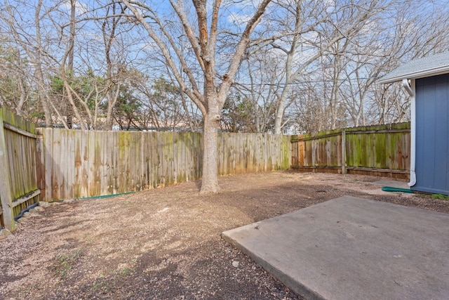 view of yard featuring a patio area