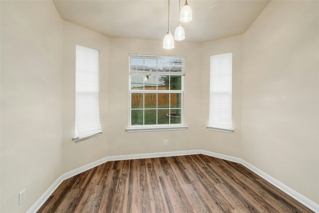 18825 Golden Eagle Way, Elgin, TX 78621 - unfurnished room featuring wood finished floors and baseboards