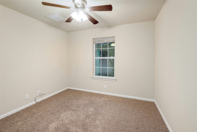 18825 Golden Eagle Way, Elgin, TX 78621 - unfurnished room featuring carpet floors and a ceiling fan