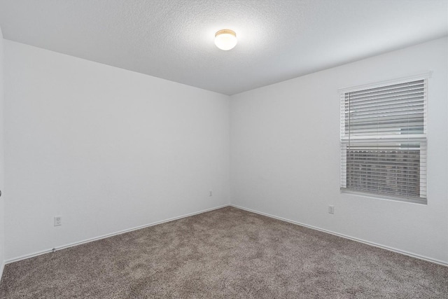 501 Bluejack Way, Hutto, TX 78634 - spare room featuring carpet floors, a textured ceiling, and baseboards