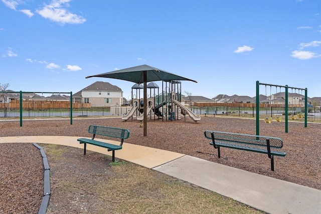 501 Bluejack Way, Hutto, TX 78634 - communal playground with a residential view