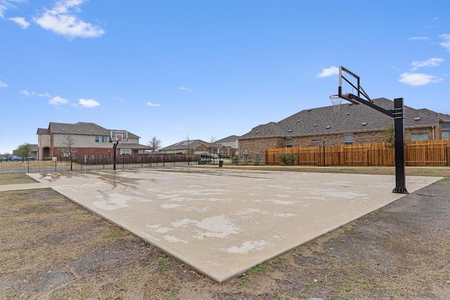 501 Bluejack Way, Hutto, TX 78634 - view of basketball court with community basketball court and a residential view