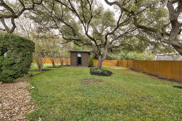 803 Castle Ridge Rd, Austin, TX 78746 - fenced backyard with a storage unit