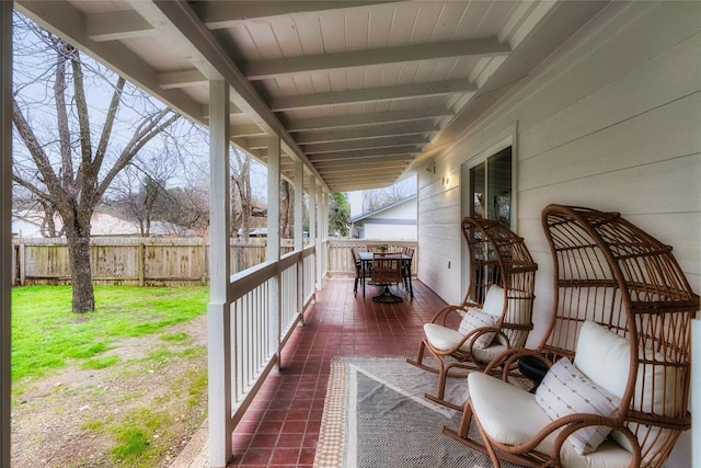 view of patio