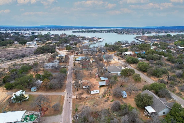 148 W Castleshoals Dr, Granite Shoals, TX 78654 - drone / aerial view with a water view