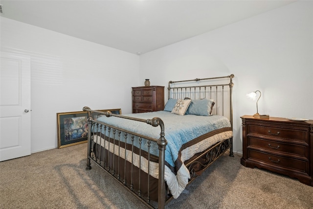 bedroom with carpet floors