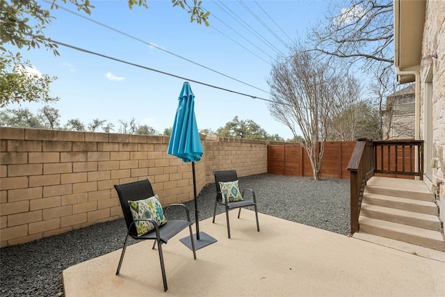 11000 Anderson Mill Rd Unit 100, Austin, TX 78750 - fenced backyard with a patio area