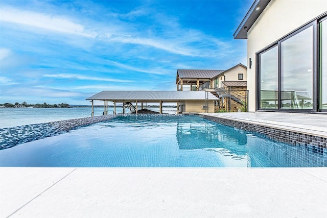 1012 Impala Dr, Granite Shoals, TX 78654 - outdoor pool featuring a water view