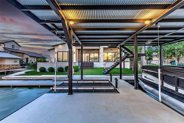 1012 Impala Dr, Granite Shoals, TX 78654 - view of patio with stairs