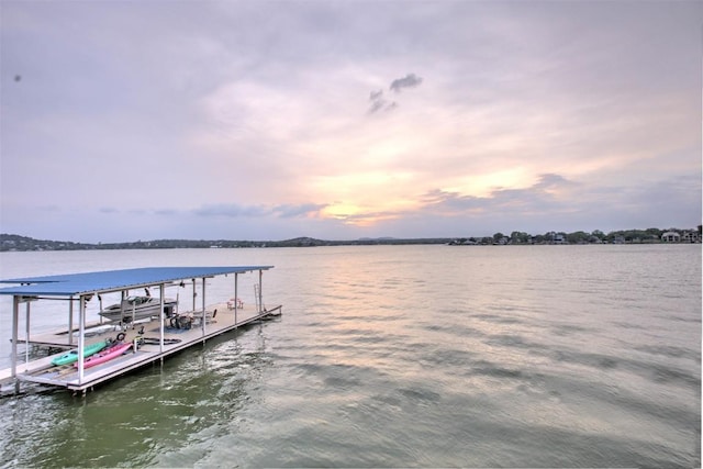 1012 Impala Dr, Granite Shoals, TX 78654 - dock area with a water view