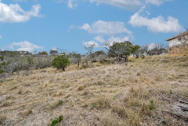 view of landscape featuring a rural view