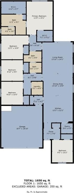 228 Citation Dr, Jarrell, TX 76537 - property floor plan