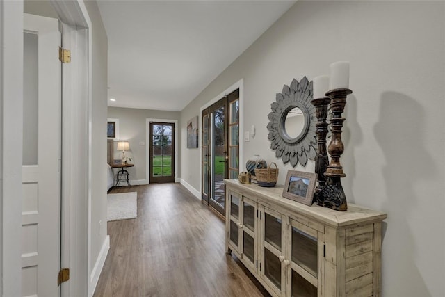 902 W Mill St, New Braunfels, TX 78130 - entryway with hardwood / wood-style flooring