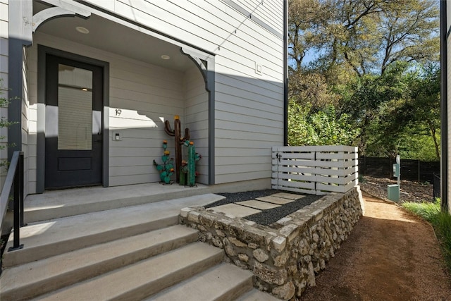 view of property entrance