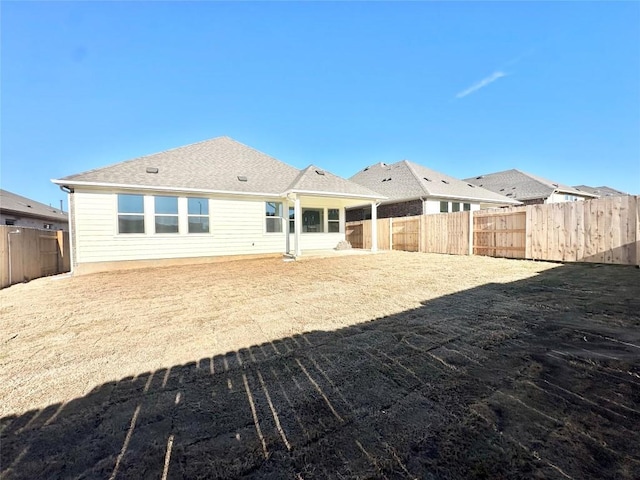 view of back of property