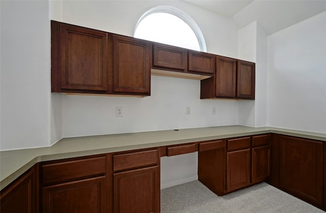 10104 Hibiscus Cv, Austin, TX 78739 - kitchen featuring light colored carpet