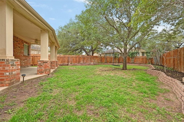 10104 Hibiscus Cv, Austin, TX 78739 - view of yard with a patio area