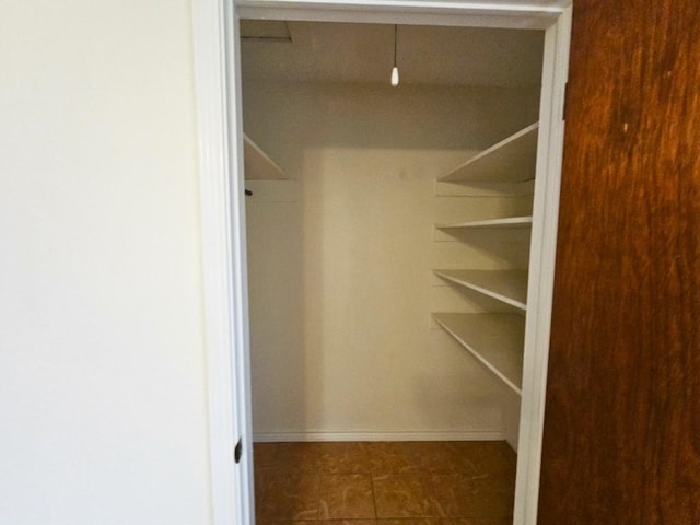 view of closet