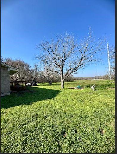 view of yard featuring a rural view