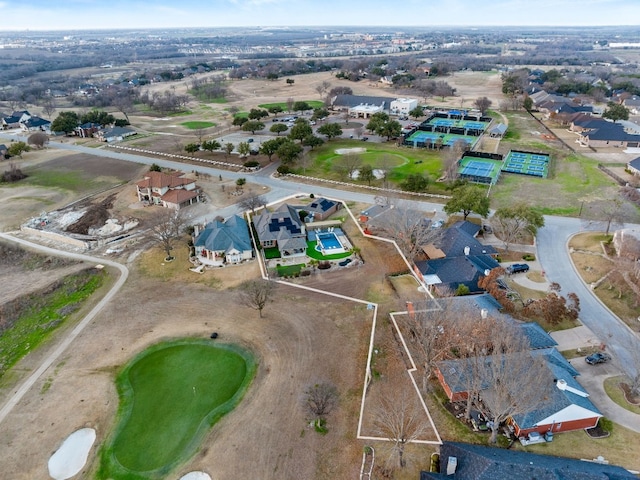 1207 Hyacinth Dr, Temple, TX 76502 - aerial view of residential area with property parcel outlined and a local golf course