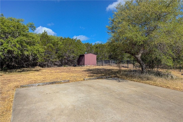 465 Hannah Dr, Dripping Springs, TX 78620 - view of patio / terrace featuring a storage shed