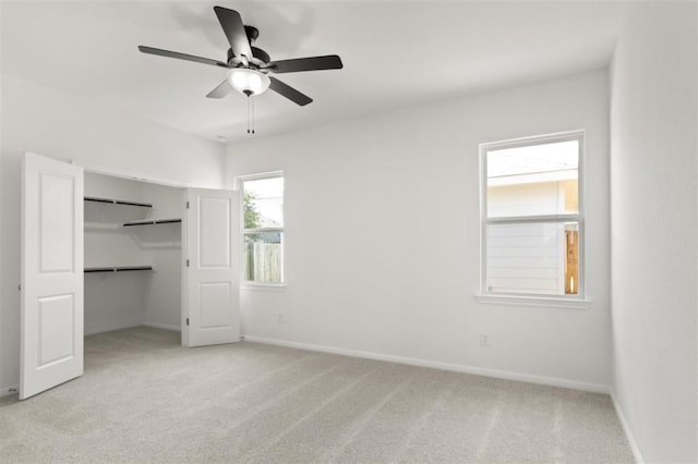 168 Bosque Dr, San Marcos, TX 78666 - unfurnished bedroom featuring carpet floors, baseboards, a closet, and a spacious closet