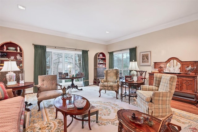 2716 Hillview Green Ln, Austin, TX 78703 - living area with ornamental molding