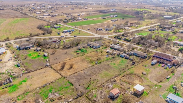 drone / aerial view featuring a rural view