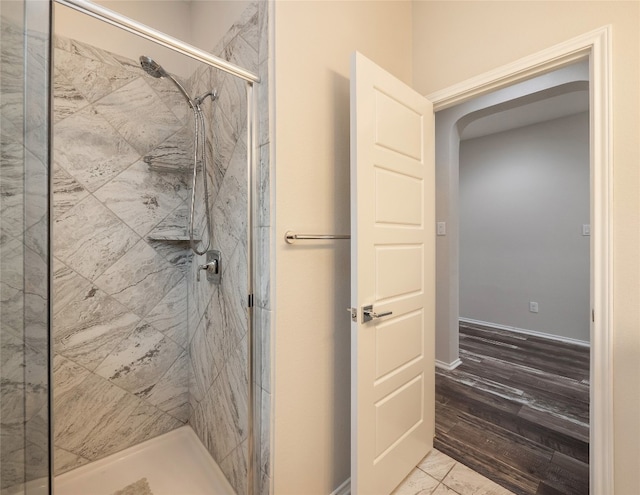 1432 Uhland Dr, Leander, TX 78641 - bathroom featuring a stall shower