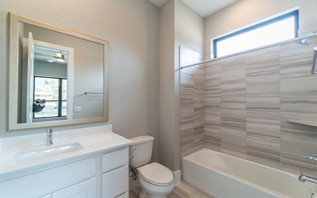 1002 Barrie Dr, Austin, TX 78734 - bathroom with vanity and bathtub / shower combination