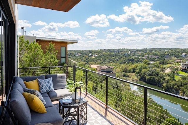 14413 Cochise Trl, Austin, TX 78734 - balcony with outdoor lounge area
