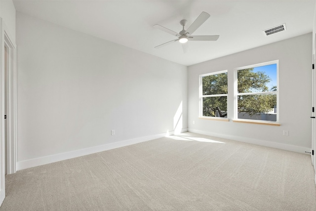 1339 Allen Rd, Austin, TX 78746 - carpeted empty room with ceiling fan and baseboards