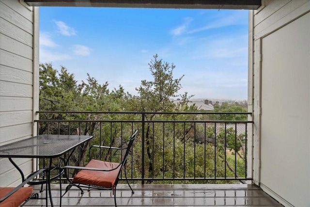 6000 Shepherd Mountain Cv Unit 1818, Austin, TX 78730 - balcony with outdoor dining space
